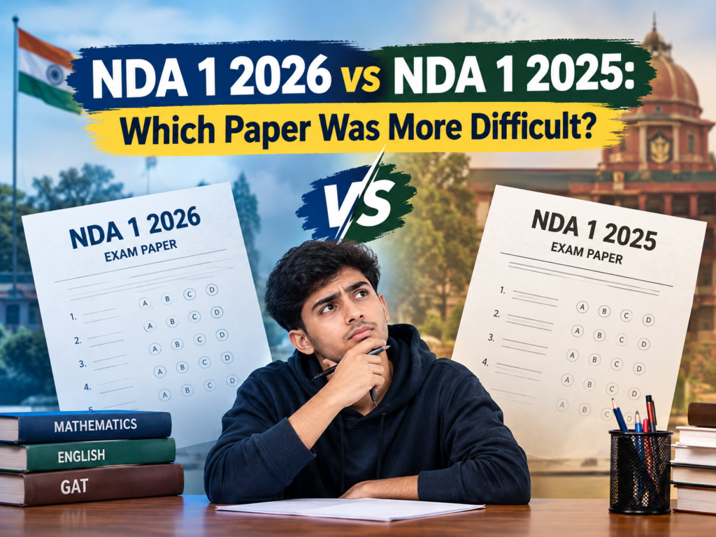 NDA 1 2026 vs NDA 1 2025: Which Paper Was More Difficult?